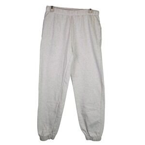 John Galt California Heather Light Gray Jogger Sweatpants One Size Womens
